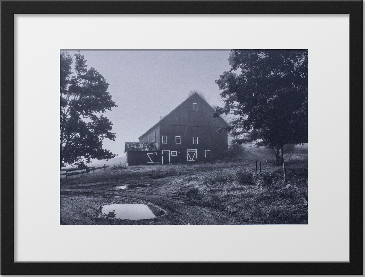 Antique Vermont Barn - Original Platinum/Palladium Print Mark LaRiviere Fotografie zu verkaufen