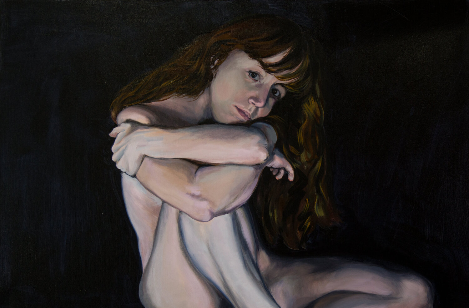 Portrait of Liv Sage Mark LaRiviere Originalgemälde zu verkaufen