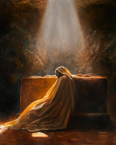 Nicodemus in the Tomb de Lester Yocum, Pintura a la venta en Singulart
