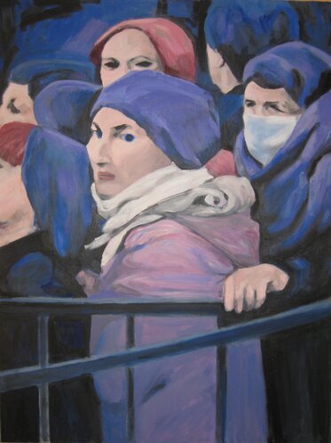 The protester de michael aitken, Pintura a la venta en Singulart