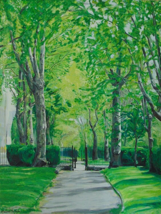 Stepney Green Park series no2 michael aitken