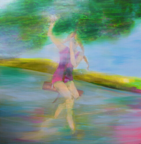 swing away van Barbara Petzold, Schilderij te koop op Singulart