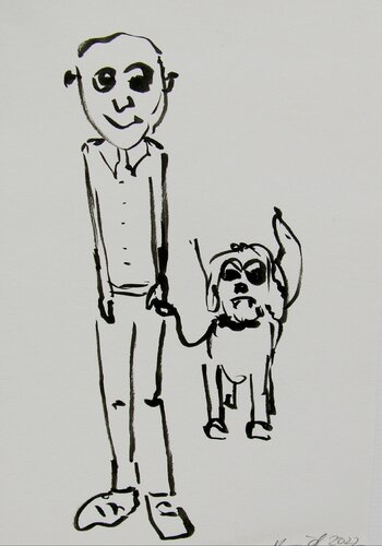 Augen auf beim Hundekauf van Barbara Petzold, Werk op papier te koop op Singulart