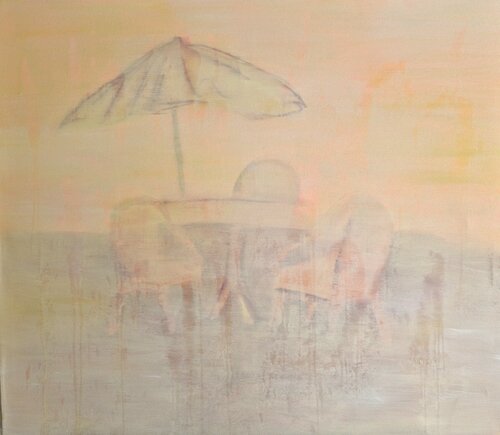 Summer rain par Barbara Petzold, Peinture en vente sur Singulart