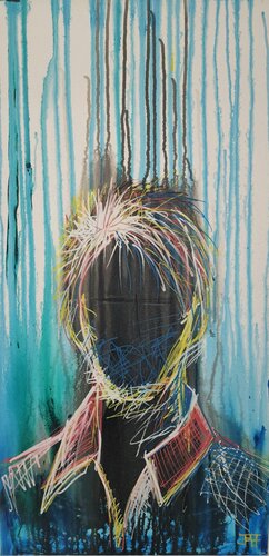 WHO ARE YOU ? no.1 di Jeff Haagensen, Pittura in vendita su Singulart