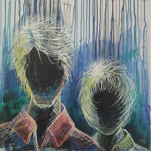 WHO ARE YOU ? no 4 di Jeff Haagensen, Pittura in vendita su Singulart