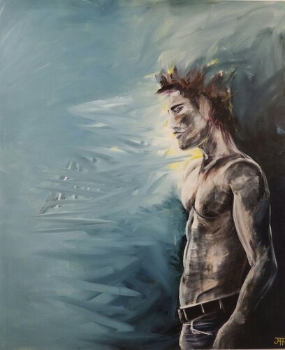 CASUAL . di Jeff Haagensen, Pittura in vendita su Singulart