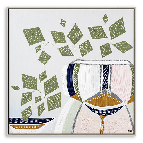 Devils Ivy 2 Original Painting by Ani Ipradjian von Ani ipradjian, Malerei kaufen auf Singulart