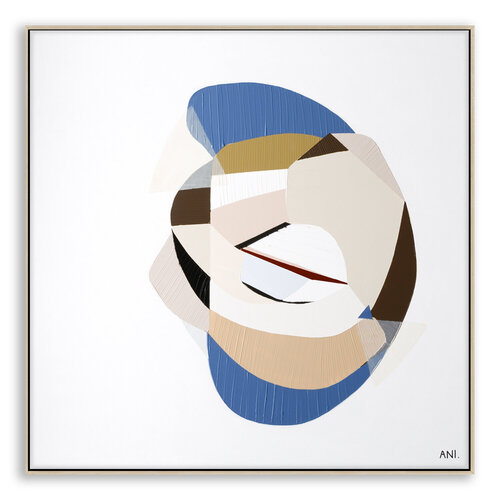 Golden Sapphire 1 Original Painting by Ani Ipradjian di Ani ipradjian, Pittura in vendita su Singulart
