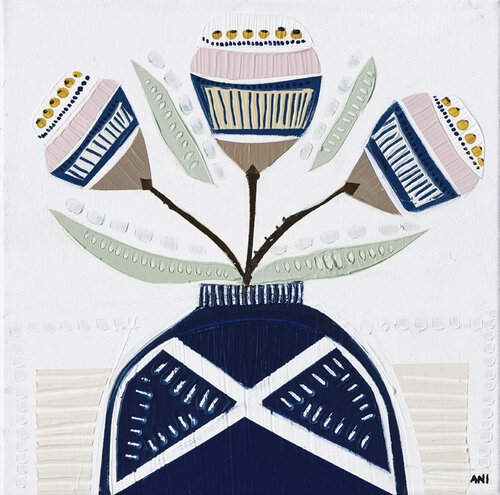 3 Banksias Original Artwork by Ani Ipradjian di Ani ipradjian, Pittura in vendita su Singulart