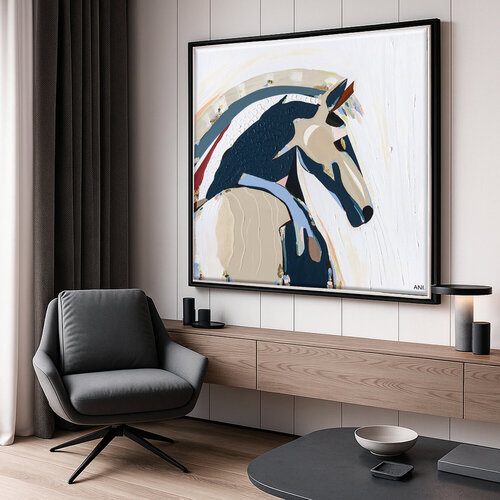Fire Horse Original Zodiac Inspired Painting by Ani Ipradjian de Ani ipradjian, Pintura a la venta en Singulart