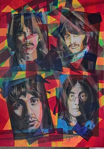 Beatles von Mila Müller, Druck kaufen auf Singulart