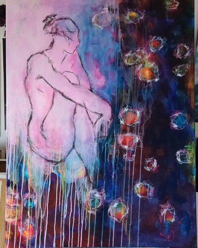 Im Traum der Farben di Mila Müller, Pittura in vendita su Singulart