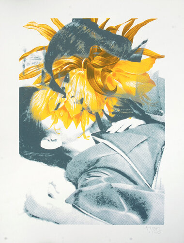 Flower Kiss (sérigraphie  sur papier) by TIAN, Print for Sale on Singulart