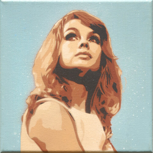 Jean Shrimpton by TIAN, Painting for Sale on Singulart