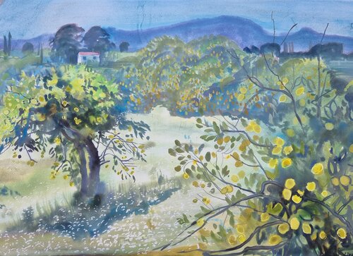 Lemon grove von Elizaveta Nabokova, Malerei kaufen auf Singulart