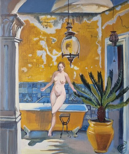 The Color of Lonely 1 van Elizaveta Nabokova, Schilderij te koop op Singulart