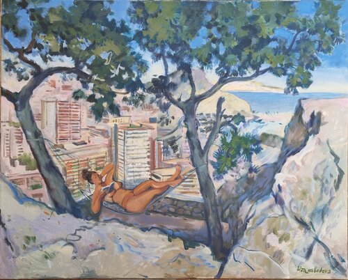 The best place on Earth. de Elizaveta Nabokova, Pintura a la venta en Singulart