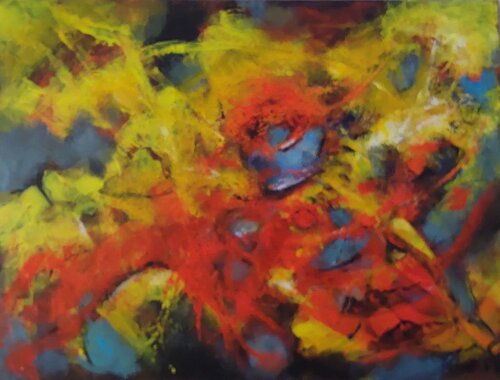 Vibrations de couleurs van Iwona Szala, Schilderij te koop op Singulart