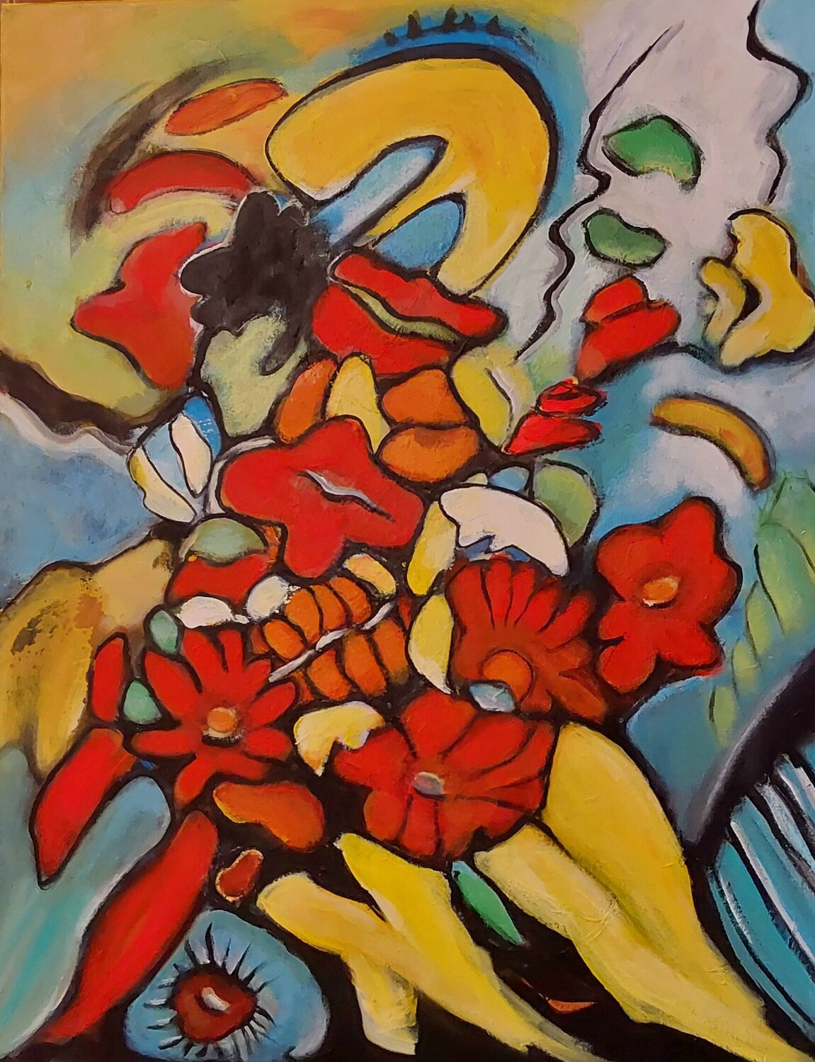 Inspiration  d'un peintre Kandinsky Iwona Szala