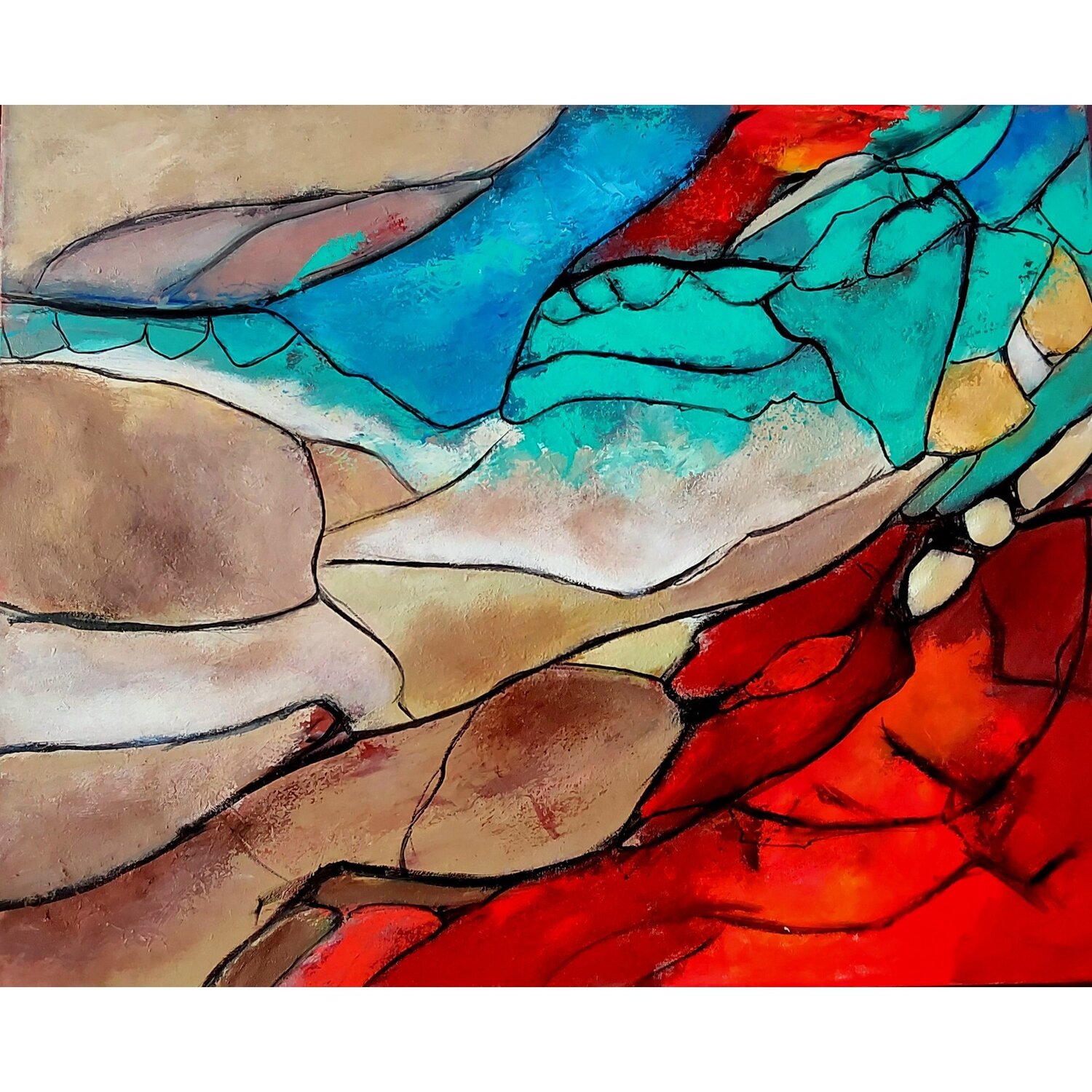 Abstract XL Iwona Szala Pintura original en venta