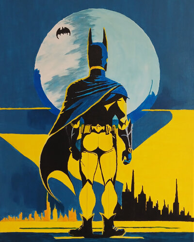Batman by Nataliia Lipetska, Painting for Sale on Singulart