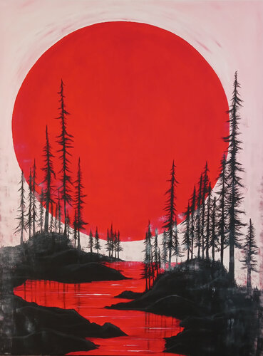 Red Silence von Nataliia Lipetska, Malerei kaufen auf Singulart