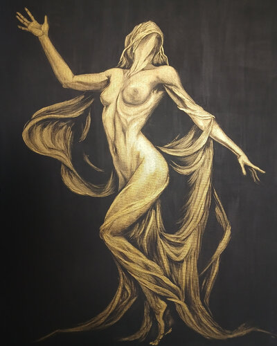 Streben nach dem Licht van Nataliia Lipetska, Schilderij te koop op Singulart