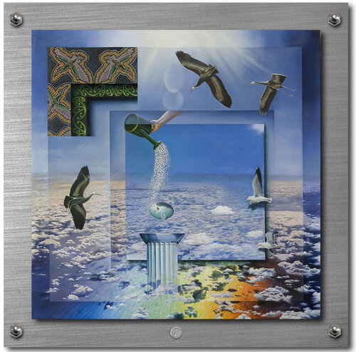 The Birth of Vision - a surreal metaphor in culture par Ian Anderson, Peinture en vente sur Singulart