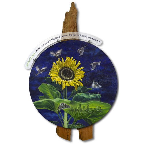 Seeds of Desire - Resurrected in glory to feed a multitude van Ian Anderson, Schilderij te koop op Singulart