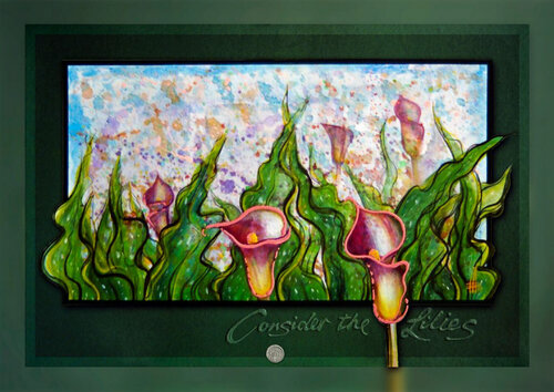 Consider The Lilies 1 - Acrylic Enhanced Giclée Print on Archival Canvas - Limited Edition von Ian Anderson, Druck kaufen auf Singulart