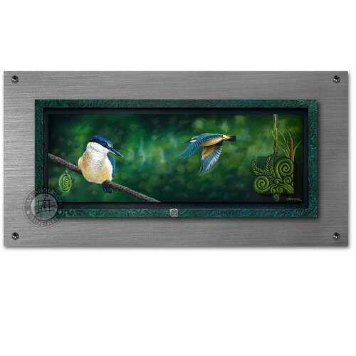 The Kingfisher's Peace - A Creation Treasure von Ian Anderson, Malerei kaufen auf Singulart