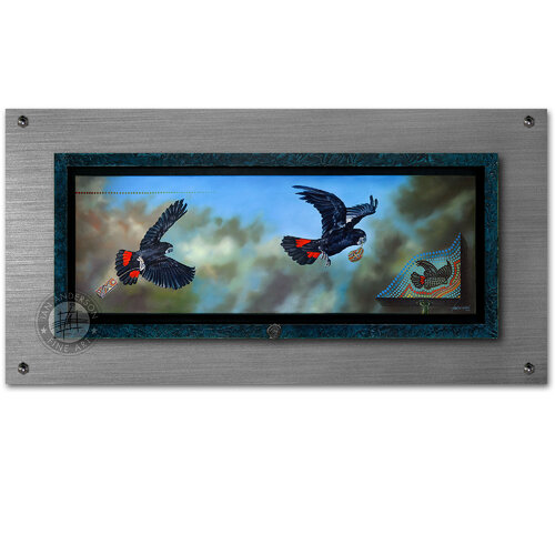 The Redtail's Pleasure - A Treasure of Creation von Ian Anderson, Malerei kaufen auf Singulart