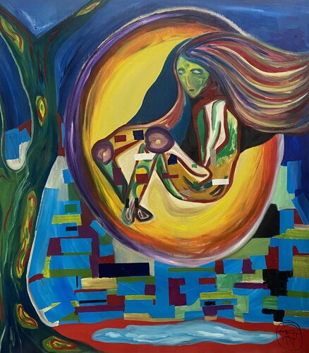 Cocoon di Denys Chumachenko, Pittura in vendita su Singulart