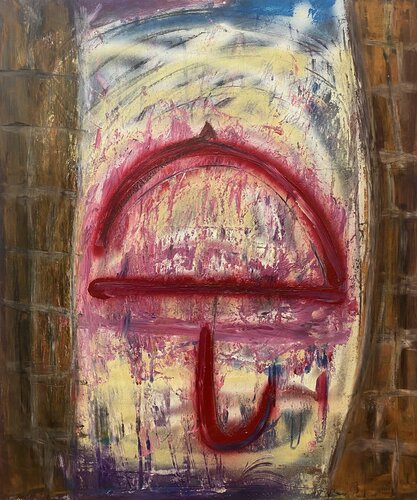 The Umbrella van Denys Chumachenko, Schilderij te koop op Singulart