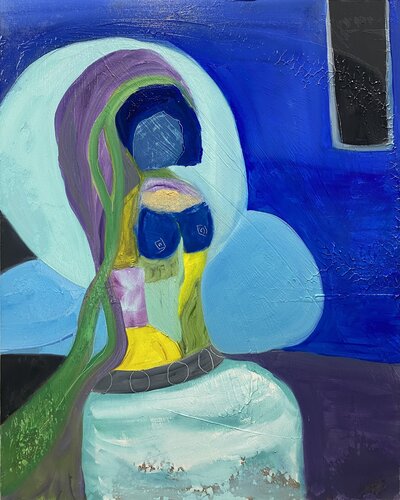 Inner Contour: Immersion di Denys Chumachenko, Pittura in vendita su Singulart