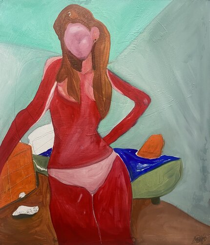 Holding the Room di Denys Chumachenko, Pittura in vendita su Singulart