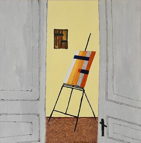 Bild im Bild by Ralf Haberich, Painting for Sale on Singulart
