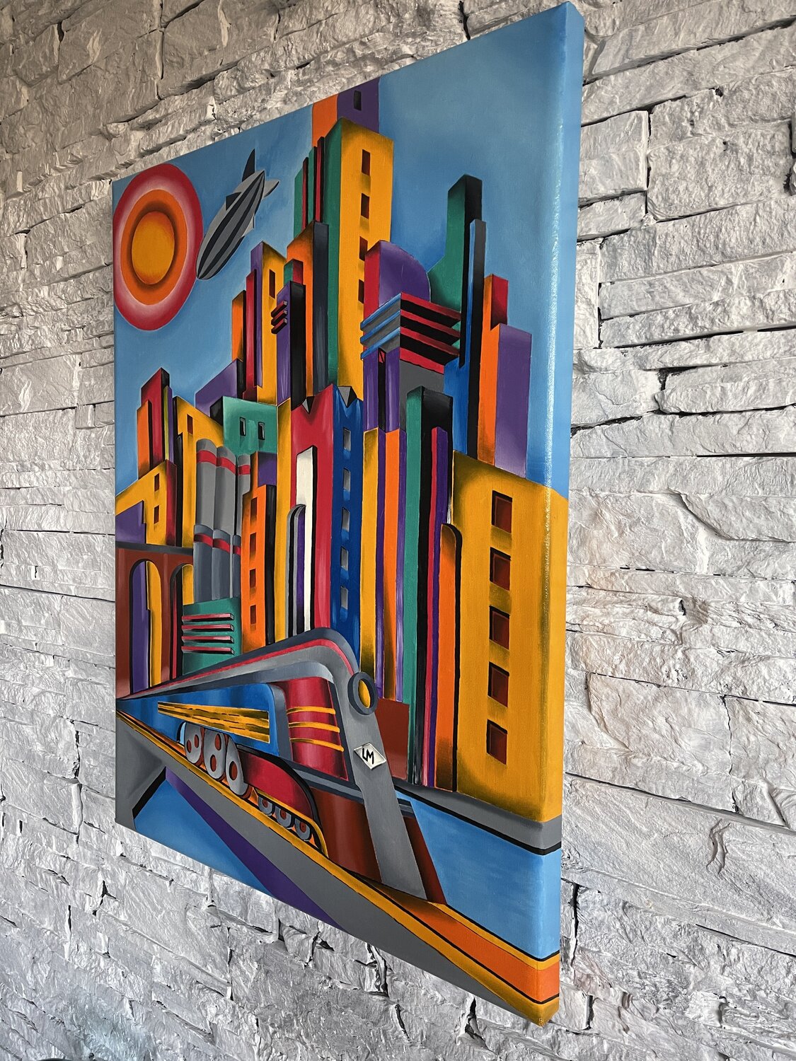 synchronicity 202501- 抽象絵画 抽象画の絵を銅版画で制作した