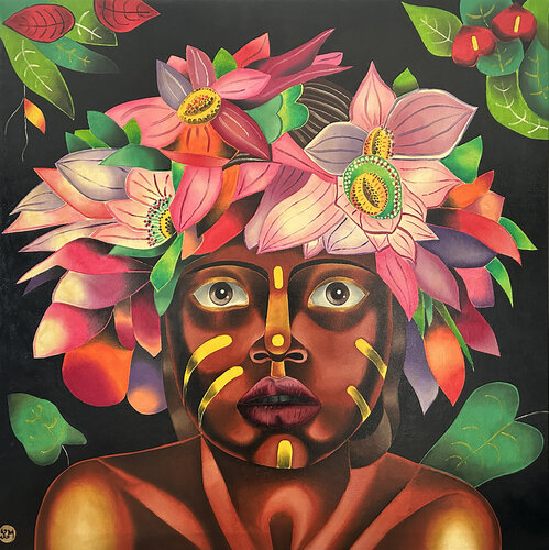 Indios de LORENZO MONEGATO, Pintura a la venta en Singulart