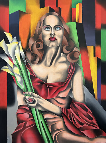 Lady Ruby de LORENZO MONEGATO, Pintura a la venta en Singulart