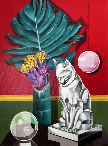 The Cat de LORENZO MONEGATO, Pintura a la venta en Singulart
