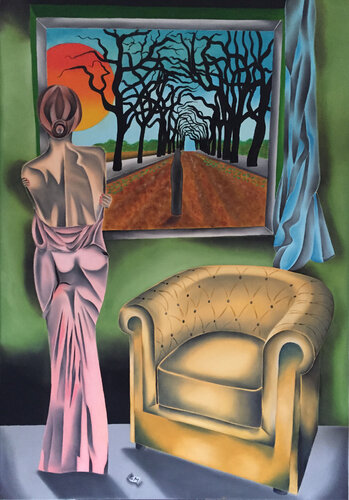 The window di LORENZO MONEGATO, Pittura in vendita su Singulart
