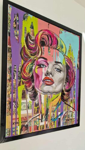 Mariline colors par Farshad Makvand, Peinture en vente sur Singulart