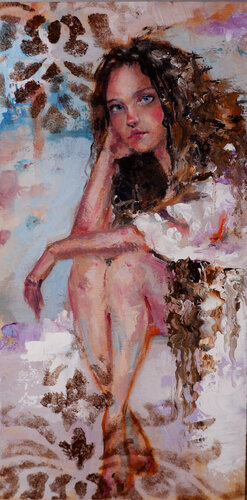 Grace in Stillness van Diana Ivashkevich, Schilderij te koop op Singulart