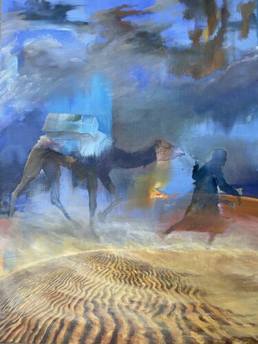 Attraverso la tempesta van Francesco Pellerano, Schilderij te koop op Singulart