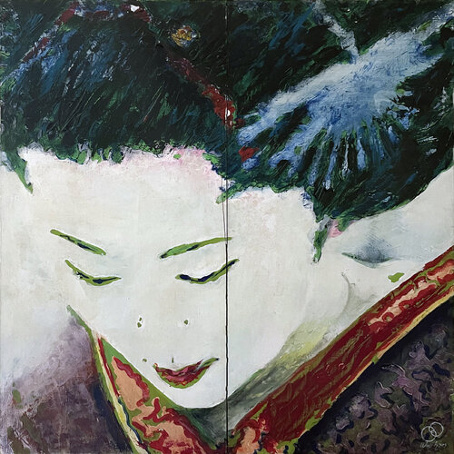 Geisha von Francesco Pellerano, Malerei kaufen auf Singulart