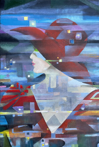 Icona rossa van Francesco Pellerano, Schilderij te koop op Singulart