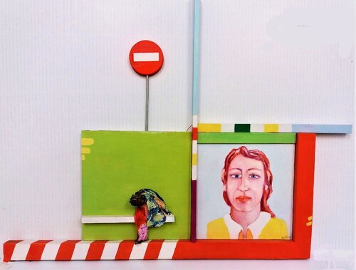 Architetture metropolitane oggi di Pierluigi Cocchi, Pittura in vendita su Singulart