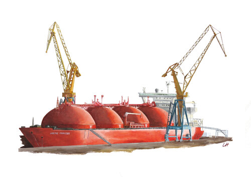 Arctic Princess di Lucile Héritier, Pittura in vendita su Singulart